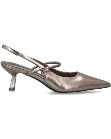 PUNTOSALAO ZAPATOS DE FIESTA TACON FINO BAJO DE MUJER COLOR PLOMO BS-54 VARIOS COLORES