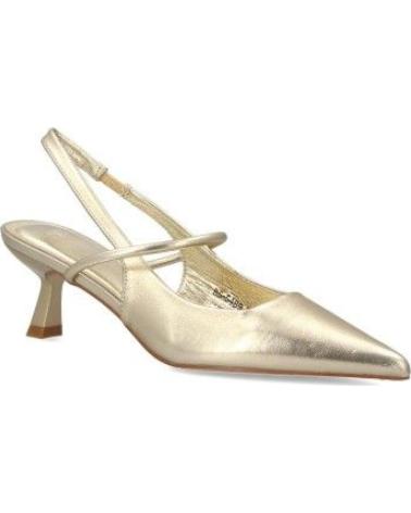 PUNTOSALAO ZAPATOS DORADOS DE FIESTA TACON FINO BAJO DE MUJER BS-5489 VARIOS COLORES