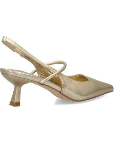 PUNTOSALAO ZAPATOS DORADOS DE FIESTA TACON FINO BAJO DE MUJER BS-5489 VARIOS COLORES