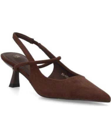 PUNTOSALAO ZAPATOS DE FIESTA TACON FINO BAJO DE MUJER COLOR MARRON BS-5 VARIOS COLORES