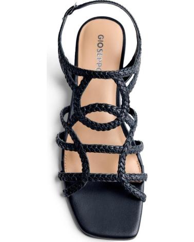 GIOSEPPO SANDALIAS PLANAS DE MUJER 78213 NEGRO