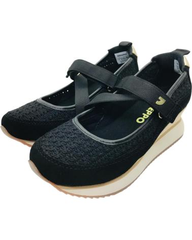 SANDALIA DEPORTIVA CERRADA GIOSEPPO LIPA 78728 MUJER NEGRO