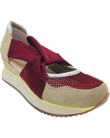 GIOSEPPO 78614 SAGAY ZAPATILLAS ABIERTAS PIEL Y REJILLA CUNA BURDEOS