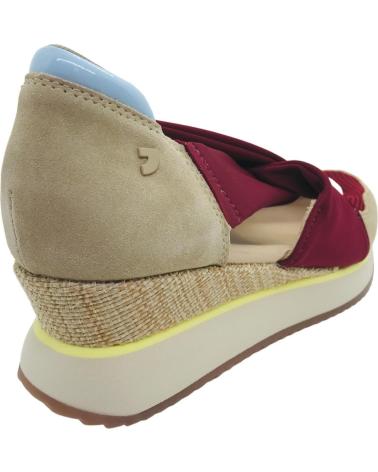 GIOSEPPO 78614 SAGAY ZAPATILLAS ABIERTAS PIEL Y REJILLA CUNA BURDEOS