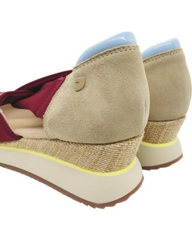 GIOSEPPO 78614 SAGAY ZAPATILLAS ABIERTAS PIEL Y REJILLA CUNA BURDEOS