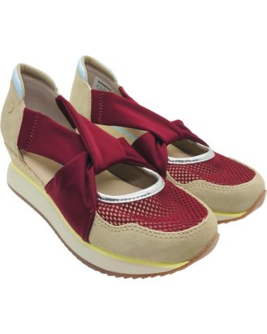 GIOSEPPO 78614 SAGAY ZAPATILLAS ABIERTAS PIEL Y REJILLA CUNA BURDEOS