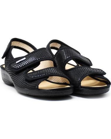 CABRERA ZAPATILLAS DE ESTAR POR CASA MUJ 5128S-24 NEGRO