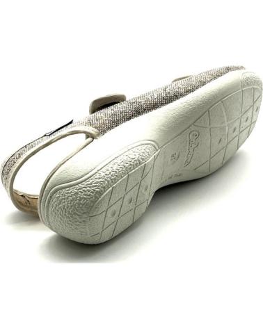 CABRERA ZAPATILLAS DE ESTAR POR CASA MUJ 5474B E BEIG