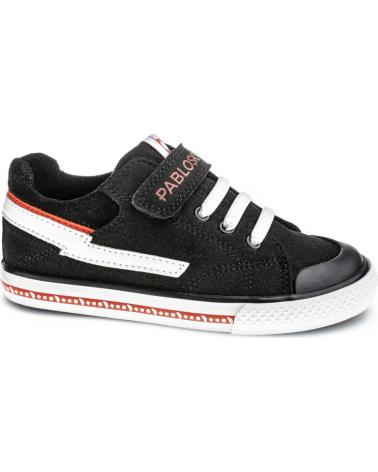 PABLOSKY ZAPATILLAS DE LONA NINO 983510 NEGRO