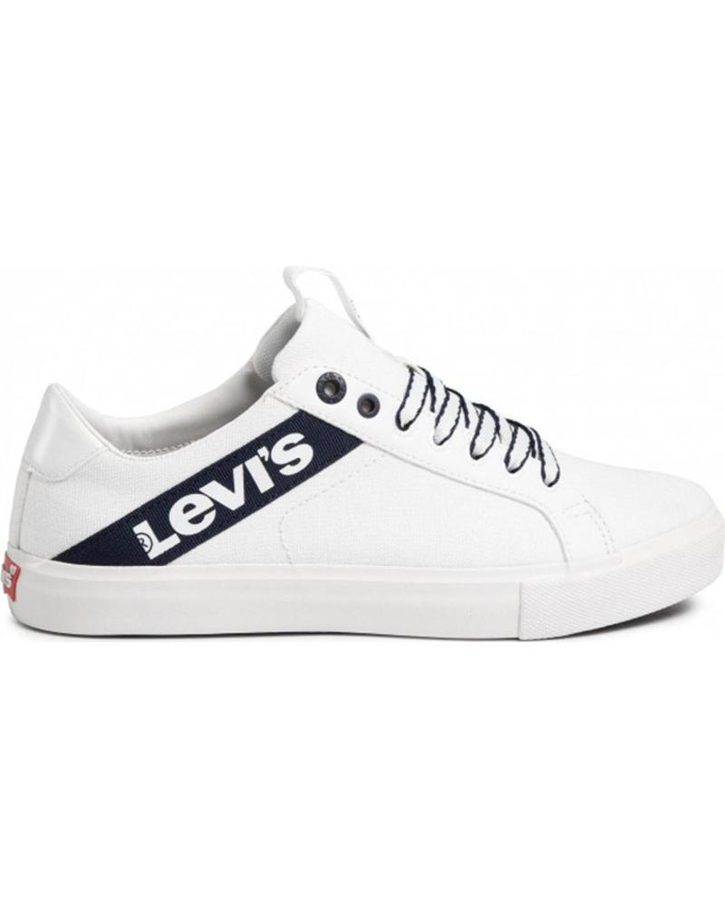 LEVIS WOODWARD L ZAPATILLAS LONA HOMBRE BLANCO