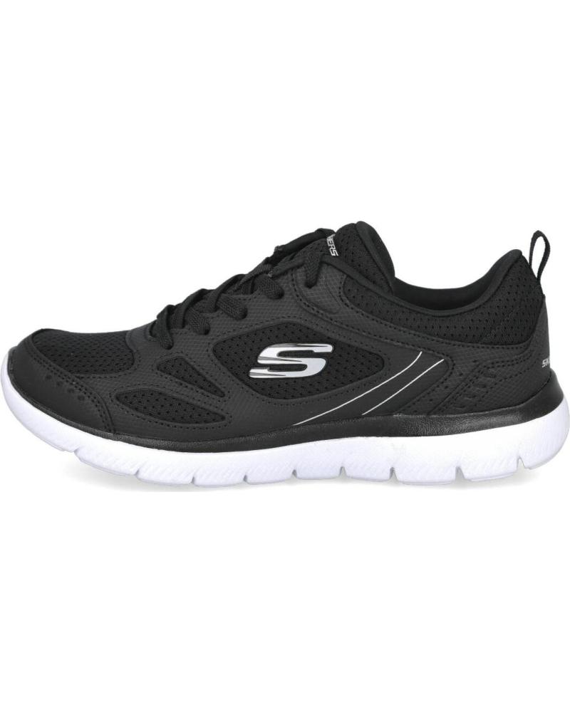 SKECHERS 12982 SUMMITS - SUITED MUJER NEGROBLANCO