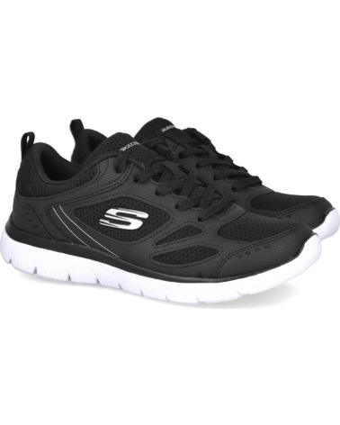 SKECHERS 12982 SUMMITS - SUITED MUJER NEGROBLANCO