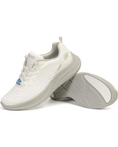 SKECHERS ZAPATILLAS BOBS SPORT MEMORY FOAM BLANCAS BLANCO