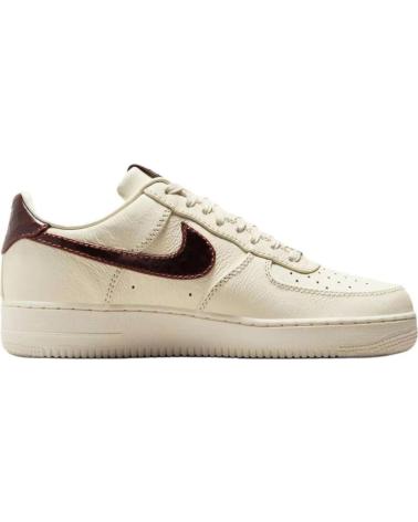 NIKE AIR FORCE 1 07 ZAPATILLA CASUAL HOMBRE BLANCO MARRÓN BLANCO