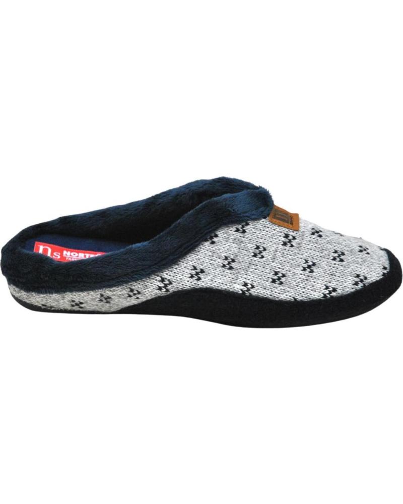 Pantofole per Donna NORTEÑAS NORTENAS - ZAPATILLA DE CASA MUJER INVIERNO PLANTILLA EXT MARINO