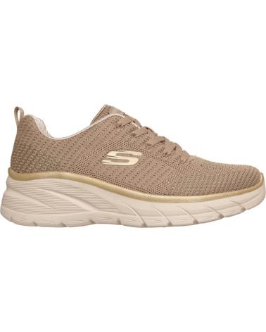 SKECHERS 150384 ZAPATILLA DEPORTIVA CASUAL MUJER TAUPE