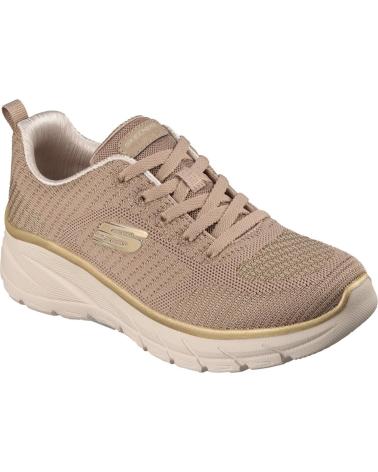 SKECHERS 150384 ZAPATILLA DEPORTIVA CASUAL MUJER TAUPE