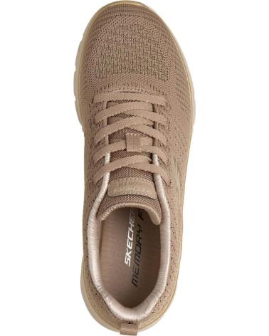 SKECHERS 150384 ZAPATILLA DEPORTIVA CASUAL MUJER TAUPE