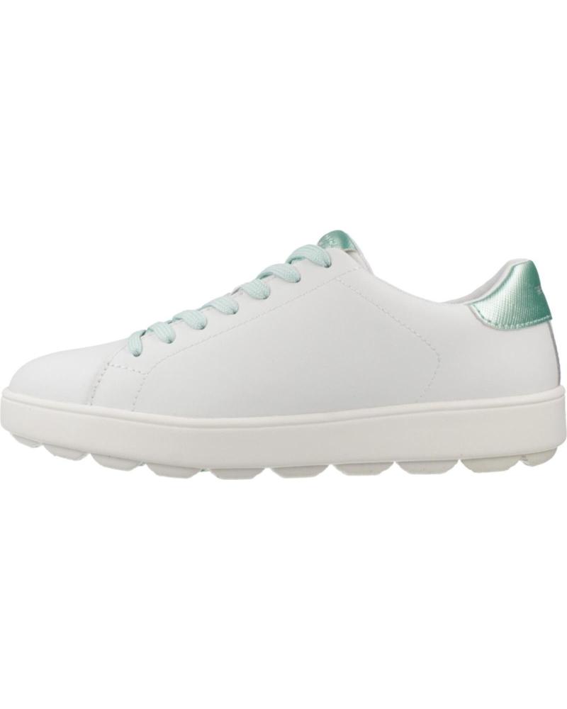 ZAPATILLAS GEOX D SPHERICA ECUB-1 MUJER BLANCO VERDE MENTA C1548