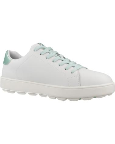 ZAPATILLAS GEOX D SPHERICA ECUB-1 MUJER BLANCO VERDE MENTA C1548