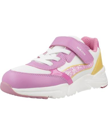 GEOX ZAPATILLAS CASUAL NIÑA J LOFTUS VELCRO ROSA C8F2V