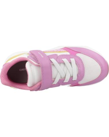 GEOX ZAPATILLAS CASUAL NIÑA J LOFTUS VELCRO ROSA C8F2V