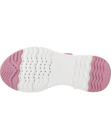 GEOX ZAPATILLAS CASUAL NIÑA J LOFTUS VELCRO ROSA C8F2V