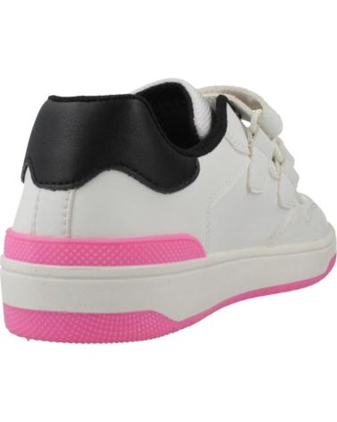 GEOX J WASHIBA GIRL ZAPATILLAS CASUAL NIÑA CIERRE VELCRO BLANCO C0404 C0404