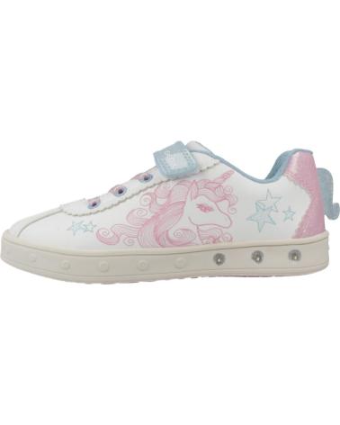 ZAPATILLAS GEOX J SKYLIN GIRL NIÑA BLANCO C0406 C0406