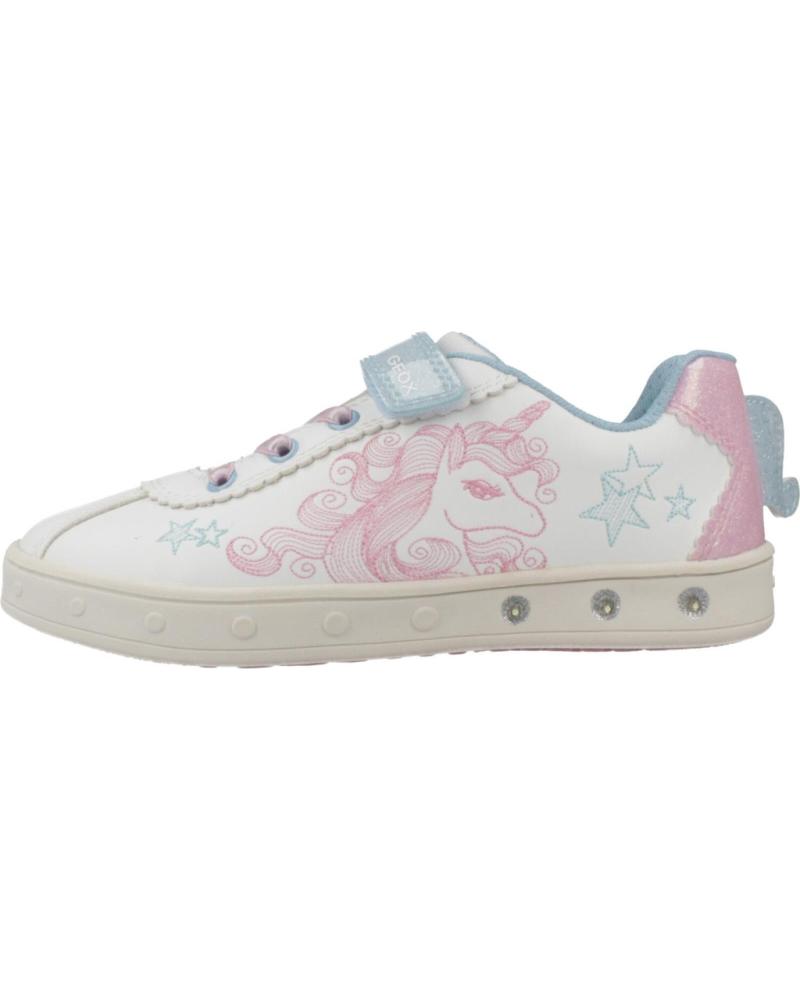 ZAPATILLAS GEOX J SKYLIN GIRL NIÑA BLANCO C0406 C0406