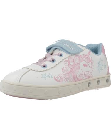 ZAPATILLAS GEOX J SKYLIN GIRL NIÑA BLANCO C0406 C0406