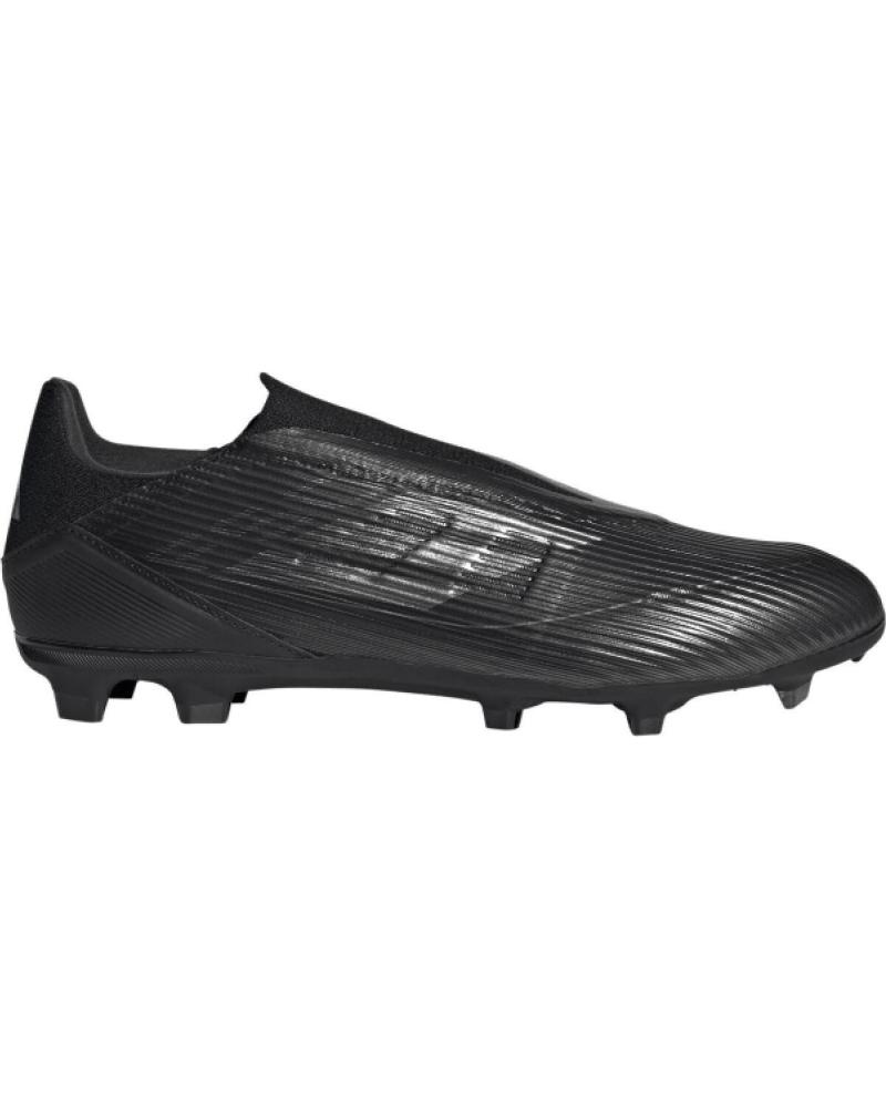 BOTTES DE FOOTBALL SANS LACETS ADIDAS F50 LEAGUE LL FG-MG NEGRO