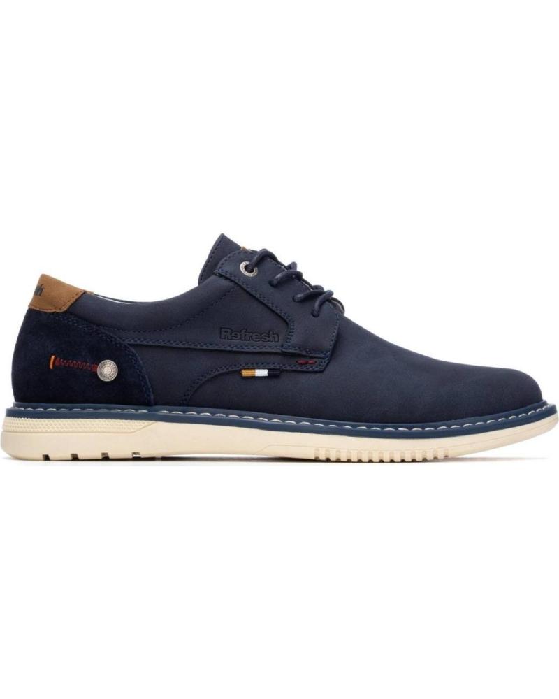 ZAPATOS CASUAL REFRESH 175557-02 DE LONA PARA HOMBRE AZUL