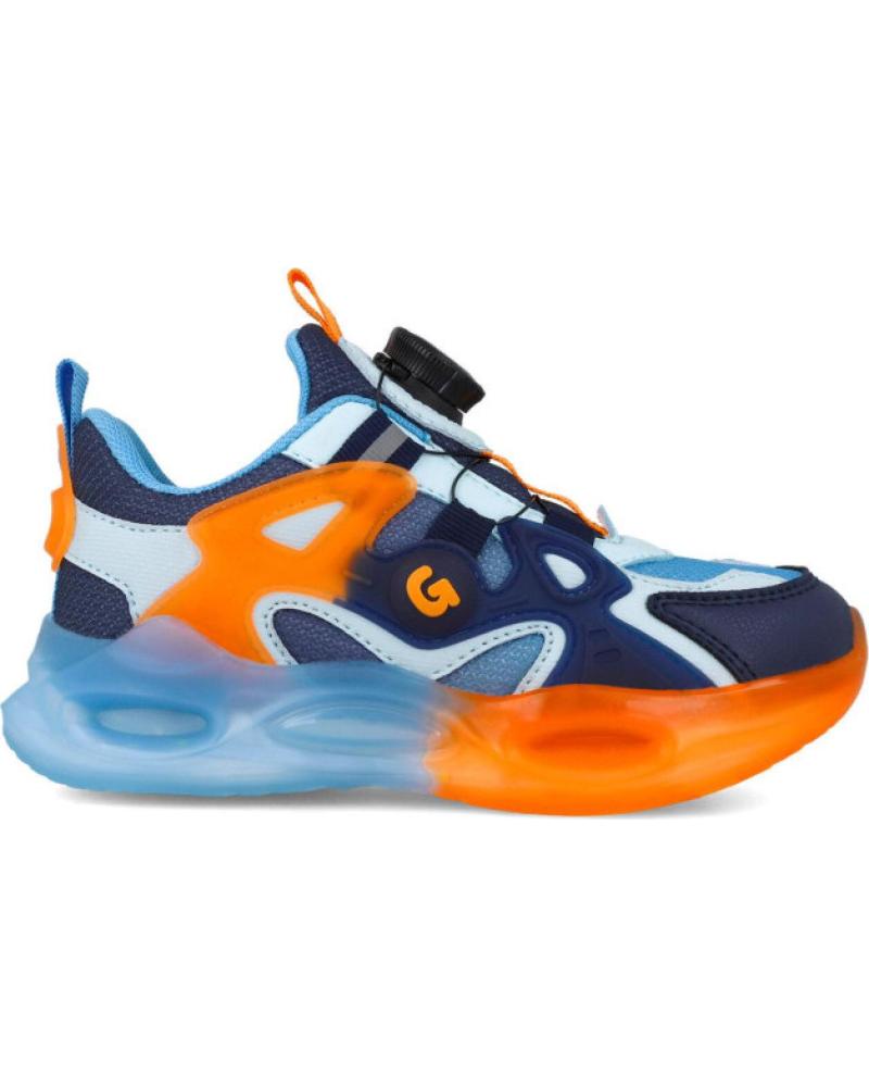 GARVALIN ZAPATILLA DEPORTIVA CON LUCES PARA NINO 251815-A008 251815-A AZUL