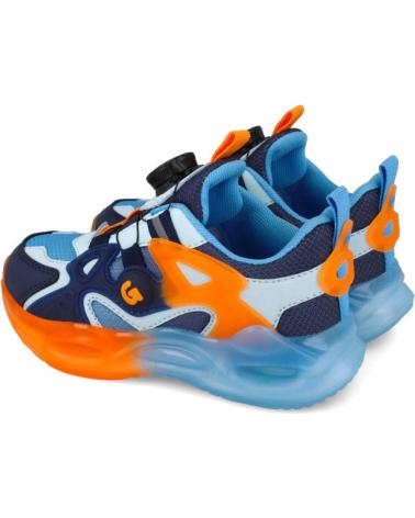 GARVALIN ZAPATILLA DEPORTIVA CON LUCES PARA NINO 251815-A008 251815-A AZUL