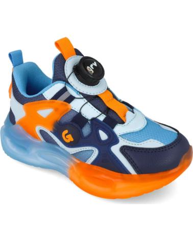 GARVALIN ZAPATILLA DEPORTIVA CON LUCES PARA NINO 251815-A008 251815-A AZUL