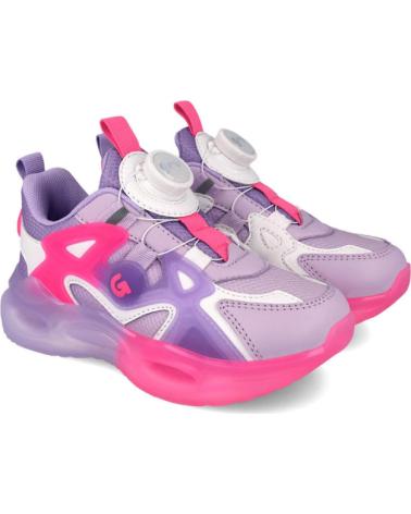 GARVALIN ZAPATILLA DEPORTIVA CON LUCES PARA NINA 251815-B164 251815-B LILA