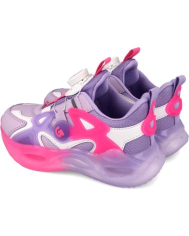 GARVALIN ZAPATILLA DEPORTIVA CON LUCES PARA NINA 251815-B164 251815-B LILA