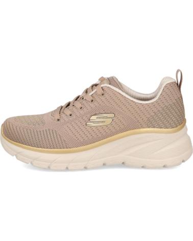 ZAPATILLAS CASUAL SKECHERS FASHION FIT 2.0 MOONLIGHT GLOW PARA MUJER TAUPE