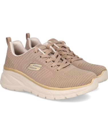 ZAPATILLAS CASUAL SKECHERS FASHION FIT 2.0 MOONLIGHT GLOW PARA MUJER TAUPE