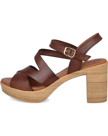SANDALIAS DE TACÓN BUBBLE BOBBLE EVA FRUTOS 6899 MUJER MARRÓN MARRON