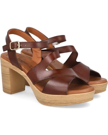 SANDALIAS DE TACÓN BUBBLE BOBBLE EVA FRUTOS 6899 MUJER MARRÓN MARRON