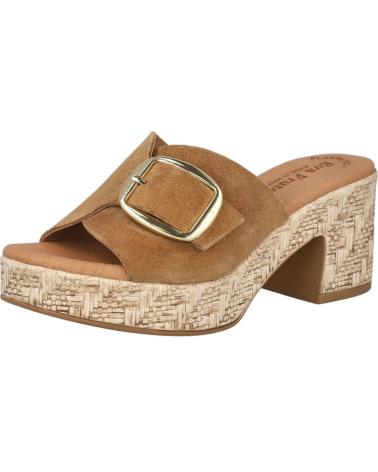 BUBBLE BOBBLE EVA FRUTOS 6711 SANDALIAS DE TACÓN MEDIO MUJER CUERO CUERO