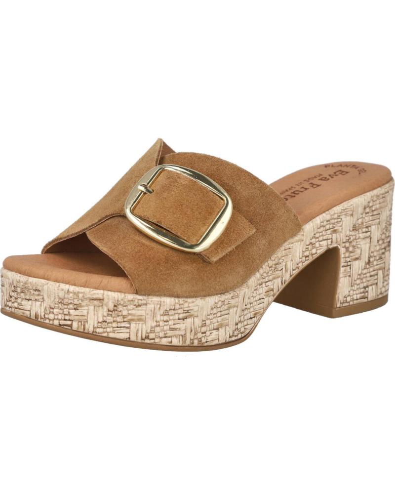 BUBBLE BOBBLE EVA FRUTOS 6711 SANDALIAS DE TACÓN MEDIO MUJER CUERO CUERO