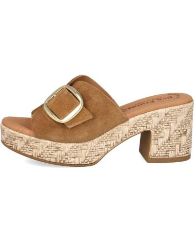 BUBBLE BOBBLE EVA FRUTOS 6711 SANDALIAS DE TACÓN MEDIO MUJER CUERO CUERO