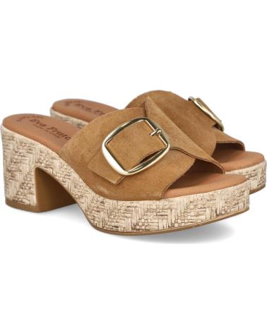 BUBBLE BOBBLE EVA FRUTOS 6711 SANDALIAS DE TACÓN MEDIO MUJER CUERO CUERO