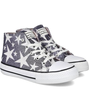 ZAPATILLAS ALTAS LUMINISCENTES CONGUITOS COSH283120 PLOMO PLOMO