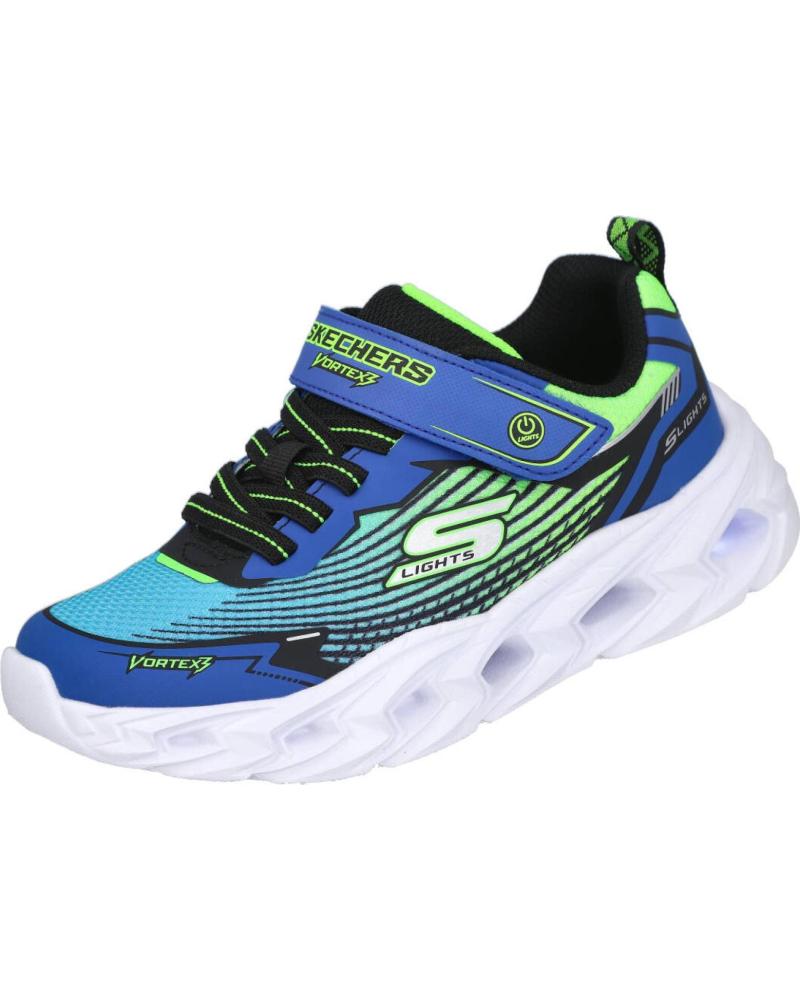 ZAPATILLAS CON LUCES SKECHERS S-LIGHTS VORTEX 3 0 400590L AZUL AZUL