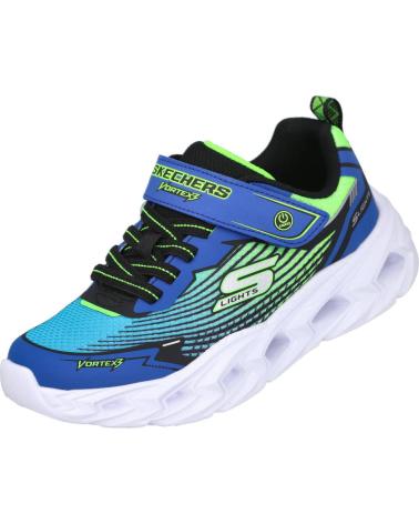 ZAPATILLAS CON LUCES SKECHERS S-LIGHTS VORTEX 3 0 400590L AZUL AZUL