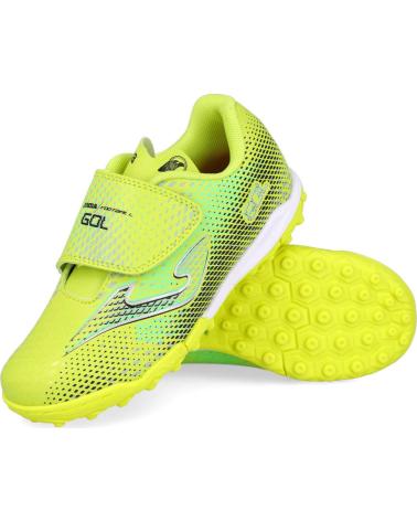 BOTAS DE FÚTBOL JOMA GOL-JR-2611 TURF PARA NIÑO AMARILLO
